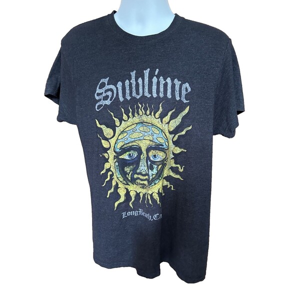Sublime Band T-Shirt 40 Oz to Freedom Album Graphic Gray Tee Women's Large - Picture 1 of 4